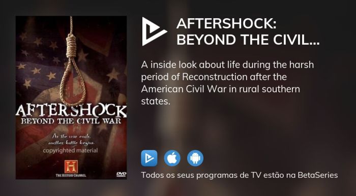 Aftershock civil beyond war