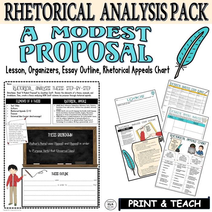 A modest proposal rhetorical analysis