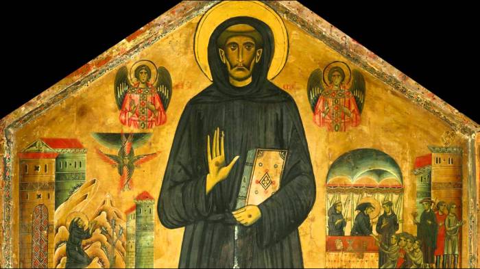 Bonaventura berlinghieri st francis altarpiece