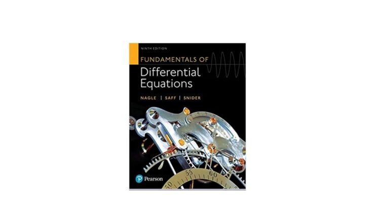 Fundamentals of differential equations 9th edition solutions